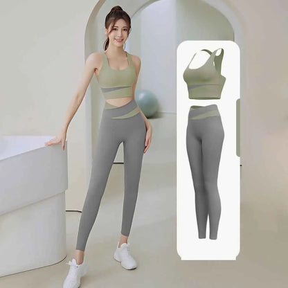 Patchwork Yoga Set for Women